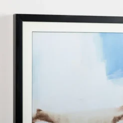 Framed Art-Kirkland's Home Regeneration Abstract Framed Art Print Blue/Brown
