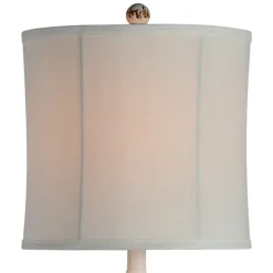 Buffet Lamps-Kirkland's Home Resin Distressed Spindle Buffet Lamp White