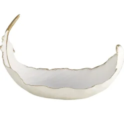 Decorative Bowls & Jars-Kirkland's Home Resin Feather Bowl White