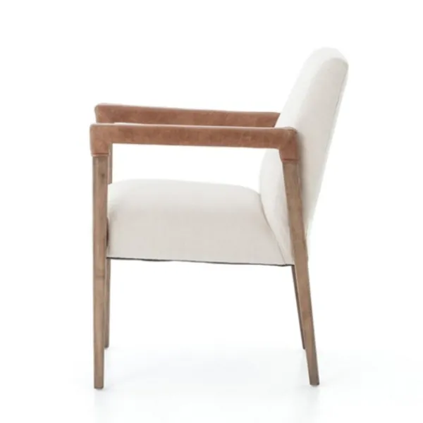 Dining Chairs-Kirkland's Home Reuben Harbor Natural Dining Chair Ivory