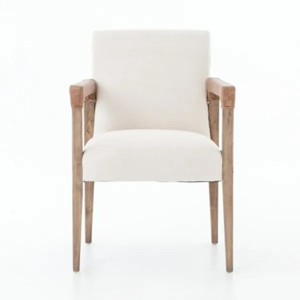 Dining Chairs-Kirkland's Home Reuben Harbor Natural Dining Chair Ivory