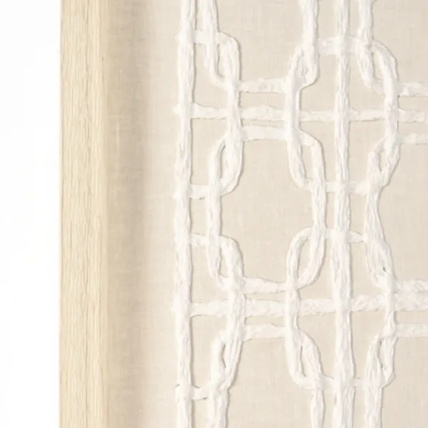 Wall Plaques-Kirkland's Home Reyka Shadowbox Framed Wall Plaque Tan/White
