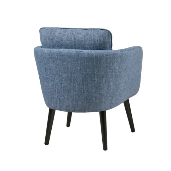 Accent Chairs-Kirkland's Home Rich Back Pillow Accent Chair Blue