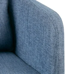 Accent Chairs-Kirkland's Home Rich Back Pillow Accent Chair Blue
