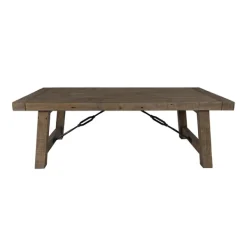 Coffee Tables-Kirkland's Home Roane Gray Reclaimed Pine Coffee Table