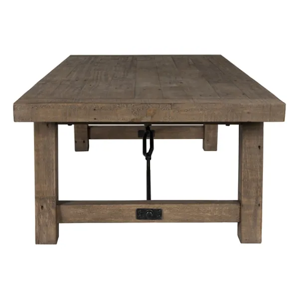 Coffee Tables-Kirkland's Home Roane Gray Reclaimed Pine Coffee Table