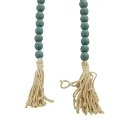 Decorative Accents-Kirkland's Home Robin'S Egg Bohemian Tassel Garland Blue