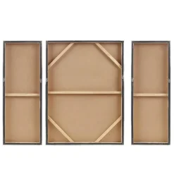 Canvas Art-Kirkland's Home Rolling Waves Blur Canvas Art Prints, Set Of 3 Blue/White/Brown