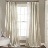 Curtains & Drapes-Kirkland's Home Rosalie Curtain Panel Set, 84 In. Ivory