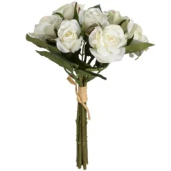Stems & Bouquets-Kirkland's Home Roses Bundle Bouquets, Set Of 3 White