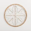 Wall Plaques-Kirkland's Home Round Beaded Medallion Wall Plaque White/Brown