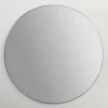 Framed Mirrors-Kirkland's Home Round Black Linear Wall Mirror