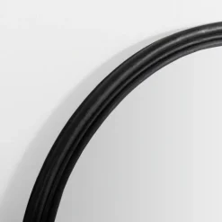 Decorative Mirrors-Kirkland's Home Round Black Rattan Wall Mirror