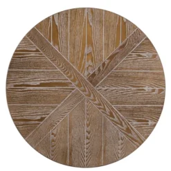 Coffee Tables-Kirkland's Home Round Kona Rolling Coffee Table Brown