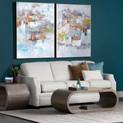 Accent & End Tables-Kirkland's Home Round Open Side Table Brown
