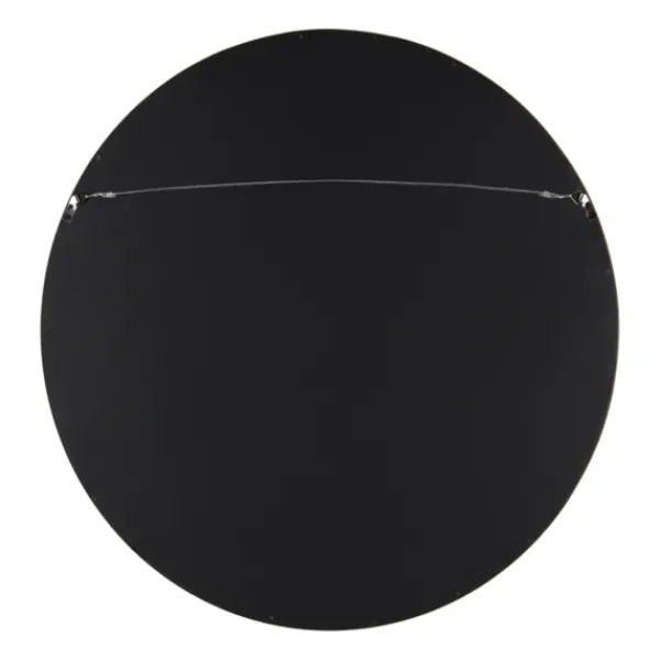 Decorative Mirrors-Kirkland's Home Round Rustic Wood Hutton Mirror Brown