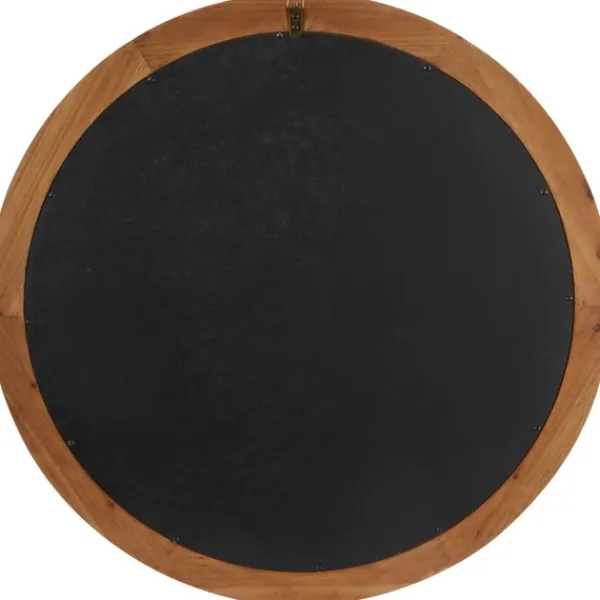 Decorative Mirrors-Kirkland's Home Round Whitewash Beaded Wall Mirror