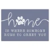 Wall Quotes & Signs-Kirkland's Home Runs To Greet You Canvas Art Print, 18X12 In. Blue/White