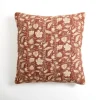 Pillows-Kirkland's Home Rust Stitched Blossoms Pillow Red