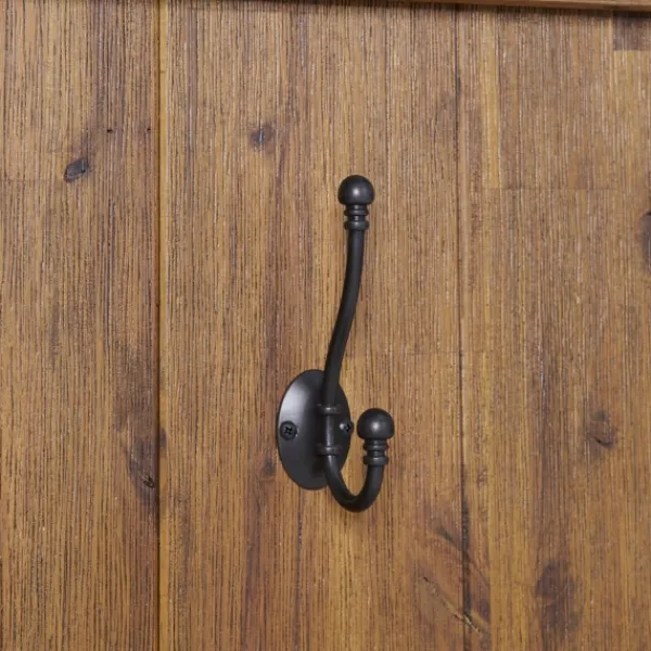 Entryway Furniture-Kirkland's Home Rustic Acacia Wood Hall Tree