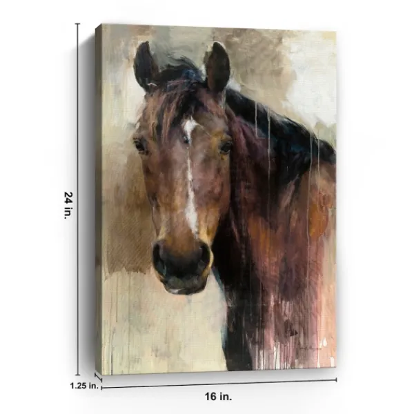 Canvas Art-Kirkland's Home Rustic Beauty Canvas Art Print, 16X24 In. Brown/Tan