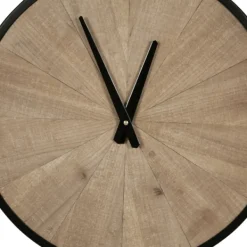 Clocks-Kirkland's Home Rustic Brown And Black Newfield Clock