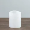 Flameless Candles-Kirkland's Home Rustic Led Pillar Candle, 3X4 In. White