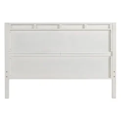 Beds & Headboards-Kirkland's Home Rustic Pine Panel 3-Pc. Full Bedroom Set White