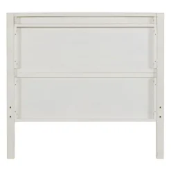 Beds & Headboards-Kirkland's Home Rustic Pine Panel 3-Pc. Twin Bedroom Set White