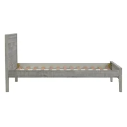 Beds & Headboards-Kirkland's Home Rustic Pine Panel 3-Pc. Twin Bedroom Set Gray