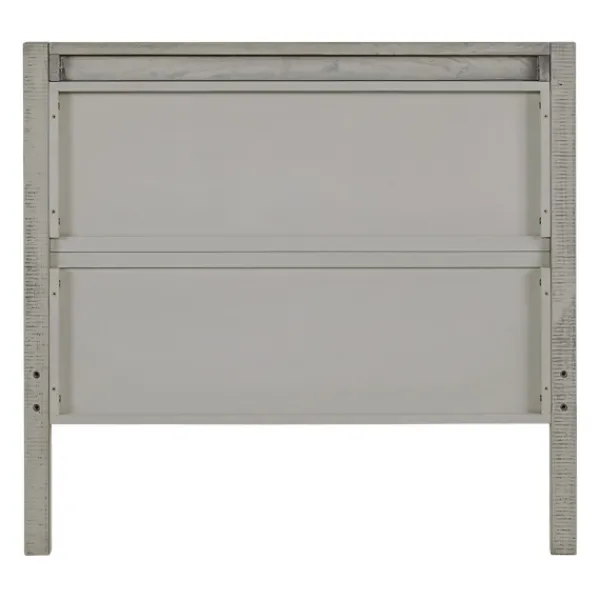 Beds & Headboards-Kirkland's Home Rustic Pine Panel 3-Pc. Twin Bedroom Set Gray