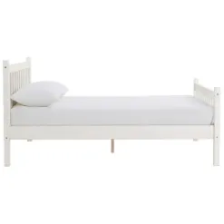 Beds & Headboards-Kirkland's Home Rustic Pine Spindle Full Bed Frame White