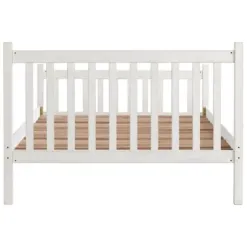 Beds & Headboards-Kirkland's Home Rustic Pine Spindle Full Bed Frame White