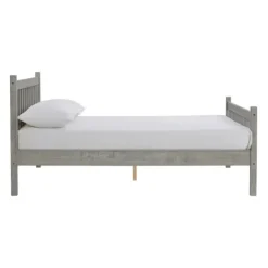 Beds & Headboards-Kirkland's Home Rustic Pine Spindle 3-Pc. Full Bedroom Set Gray