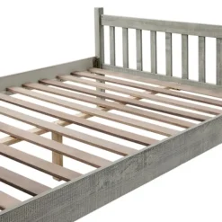 Beds & Headboards-Kirkland's Home Rustic Pine Spindle 3-Pc. Full Bedroom Set Gray