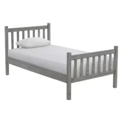 Beds & Headboards-Kirkland's Home Rustic Pine Spindle 3-Pc. Twin Bedroom Set Gray
