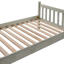 Beds & Headboards-Kirkland's Home Rustic Pine Spindle 3-Pc. Twin Bedroom Set Gray