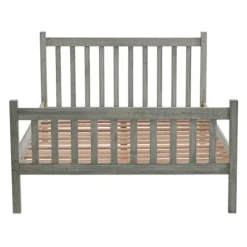 Beds & Headboards-Kirkland's Home Rustic Spindleback Full Bed Frame Gray