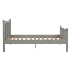 Beds & Headboards-Kirkland's Home Rustic Spindleback Full Bed Frame Gray