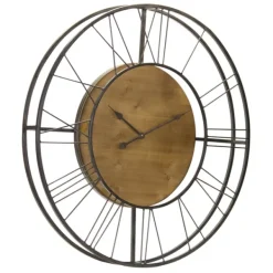 Clocks-Kirkland's Home Rustic Teardrop Minimalist Wall Clock