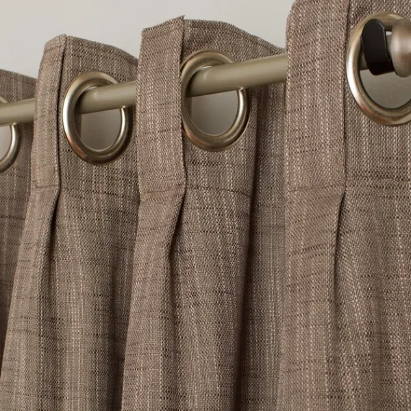 Curtains & Drapes-Kirkland's Home Sand Box Pleated Single Curtain Panel, 84 In. Brown