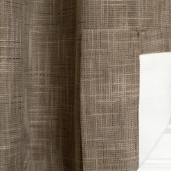 Curtains & Drapes-Kirkland's Home Sand Box Pleated Single Curtain Panel, 84 In. Brown