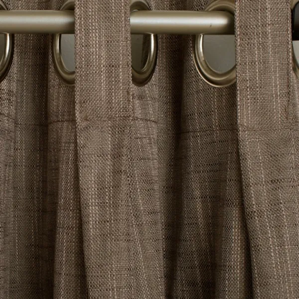 Curtains & Drapes-Kirkland's Home Sand Box Pleated Single Curtain Panel, 84 In. Brown
