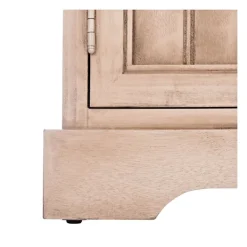 Cabinets & Sideboards-Kirkland's Home Sand Cabinet With Natural Woven Baskets Tan