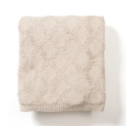 Blankets & Throws-Kirkland's Home Sand Woven Cozy Dream Throw Ivory