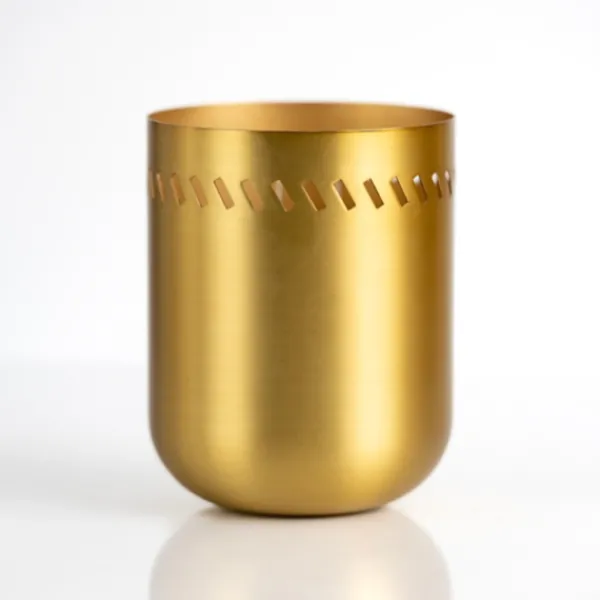 Candles-Kirkland's Home Sandalwood Vanilla Citronella Tin Candle Gold