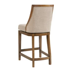 Bar Stools & Counter Height Stools-Kirkland's Home Sandy Beige Swivel 2-Pc. Square Counter Stool Set Tan
