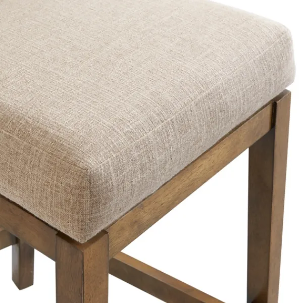 Bar Stools & Counter Height Stools-Kirkland's Home Sandy Beige Swivel 2-Pc. Square Counter Stool Set Tan