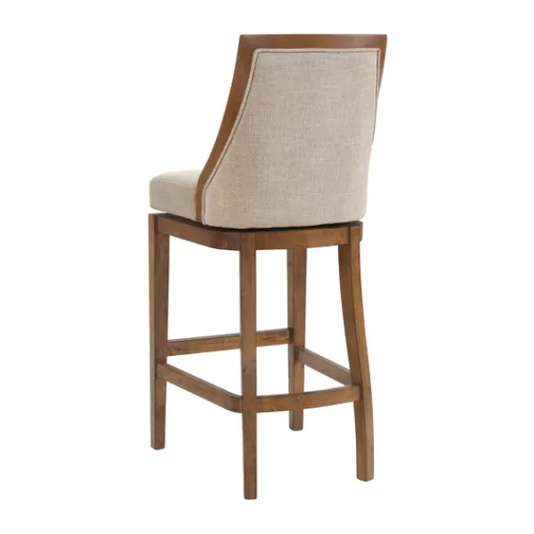 Bar Stools & Counter Height Stools-Kirkland's Home Sandy Beige Swivel 2-Pc. Square Bar Stool Set Tan