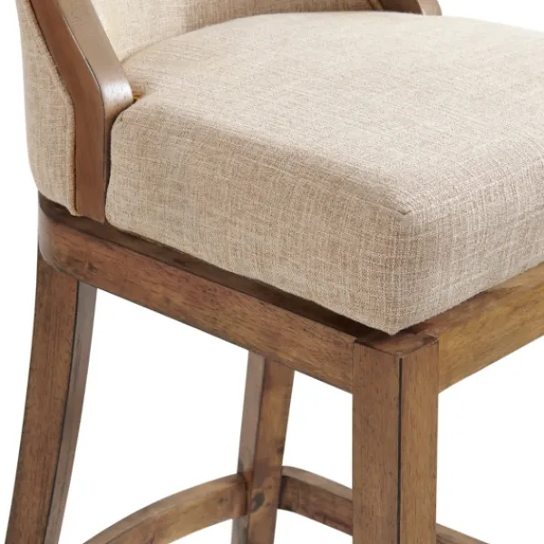 Bar Stools & Counter Height Stools-Kirkland's Home Sandy Beige Swivel 2-Pc. Square Bar Stool Set Tan